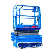 CE CHEAP 6M, 8M, 10M, 12M  self-propelled battery power crawler scissor lift